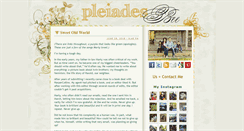 Desktop Screenshot of pleiadesbee.com